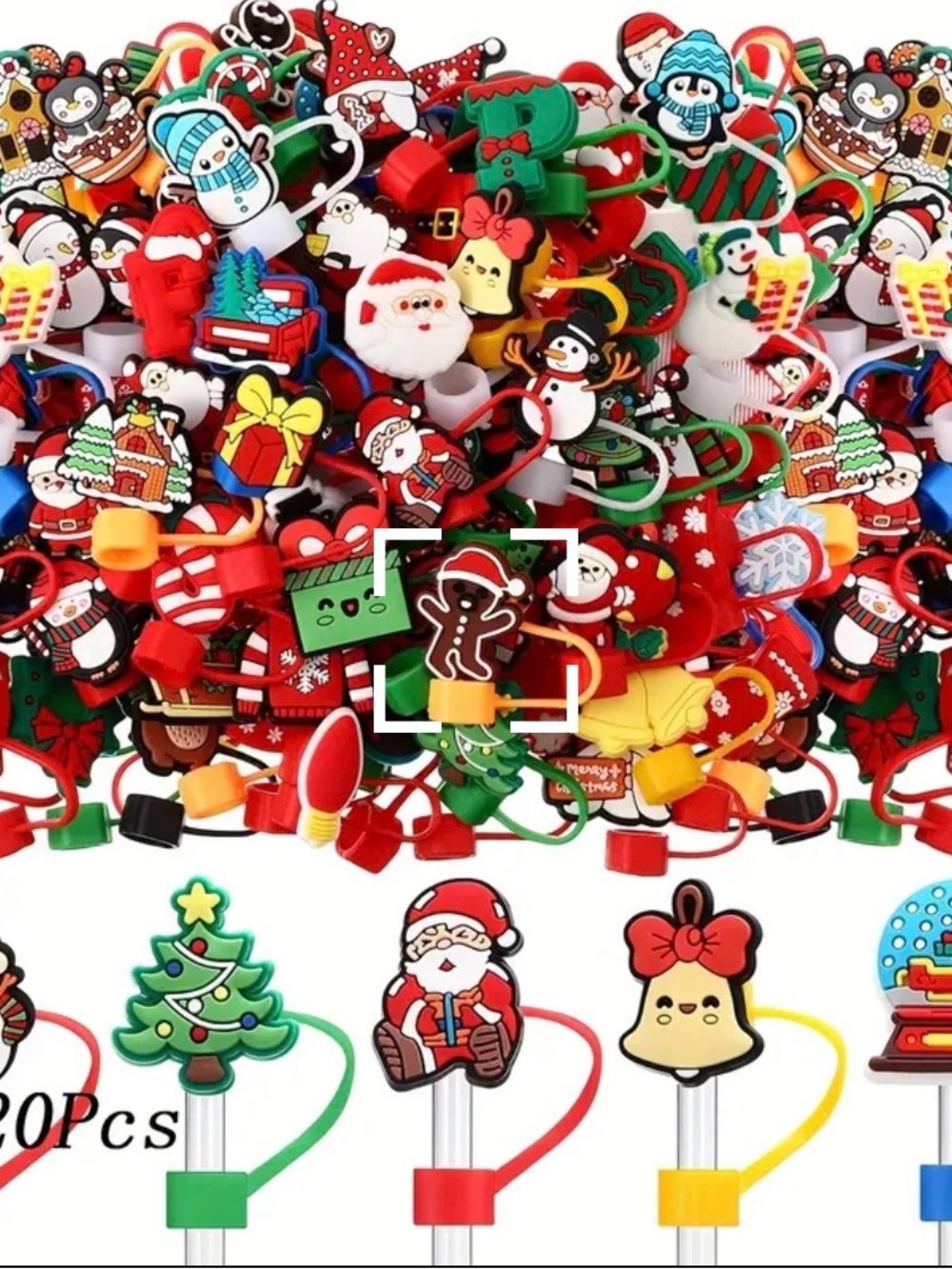 🎉4/30$🎉 Festive Holiday Straw Caps Party Favor Set